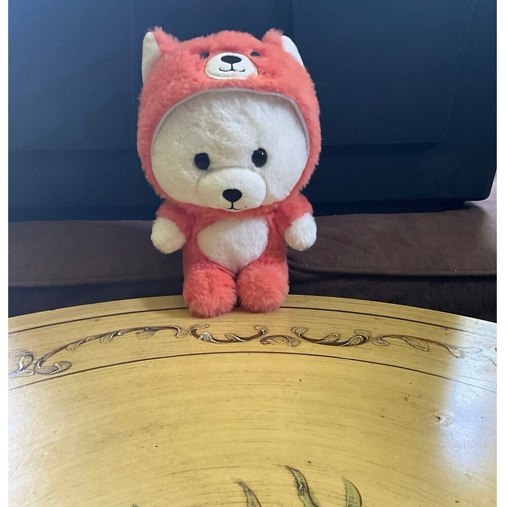 Kelly Toys stuffed bear in fox costume